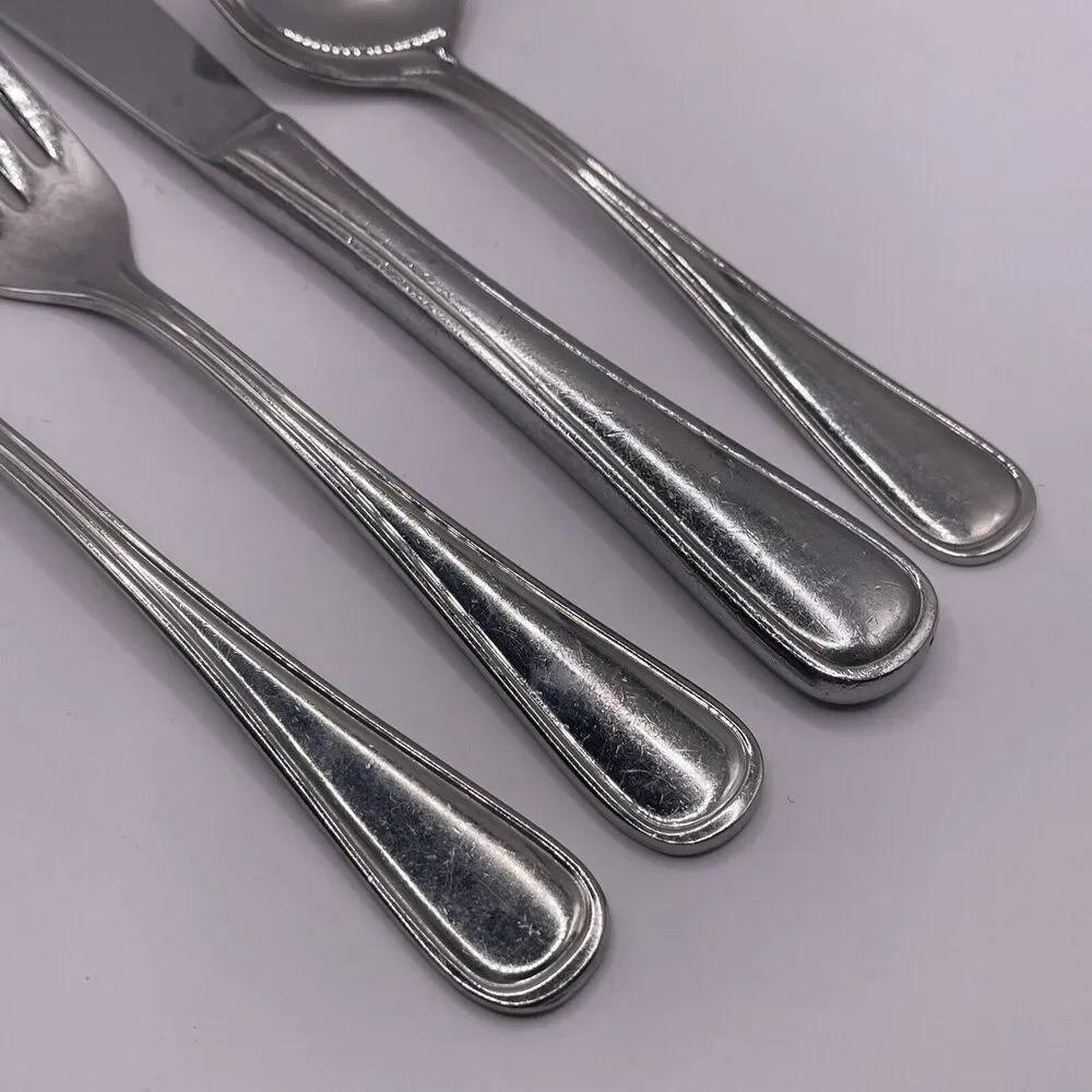 Oneida NEW RIM Stainless 18/10 Glossy Outline Flatware Replacement 3 PIECE READ